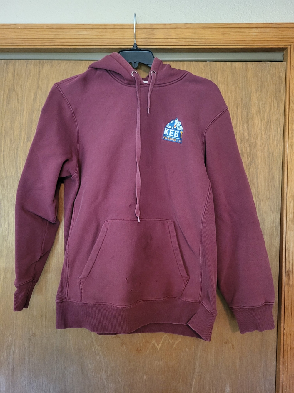 Sport-Tek Maroon Men's Pullover Hoodie, XL